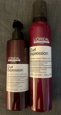 L'OREAL Curl Expression Cream-in-Jelly & Cream In Mousse Brand New