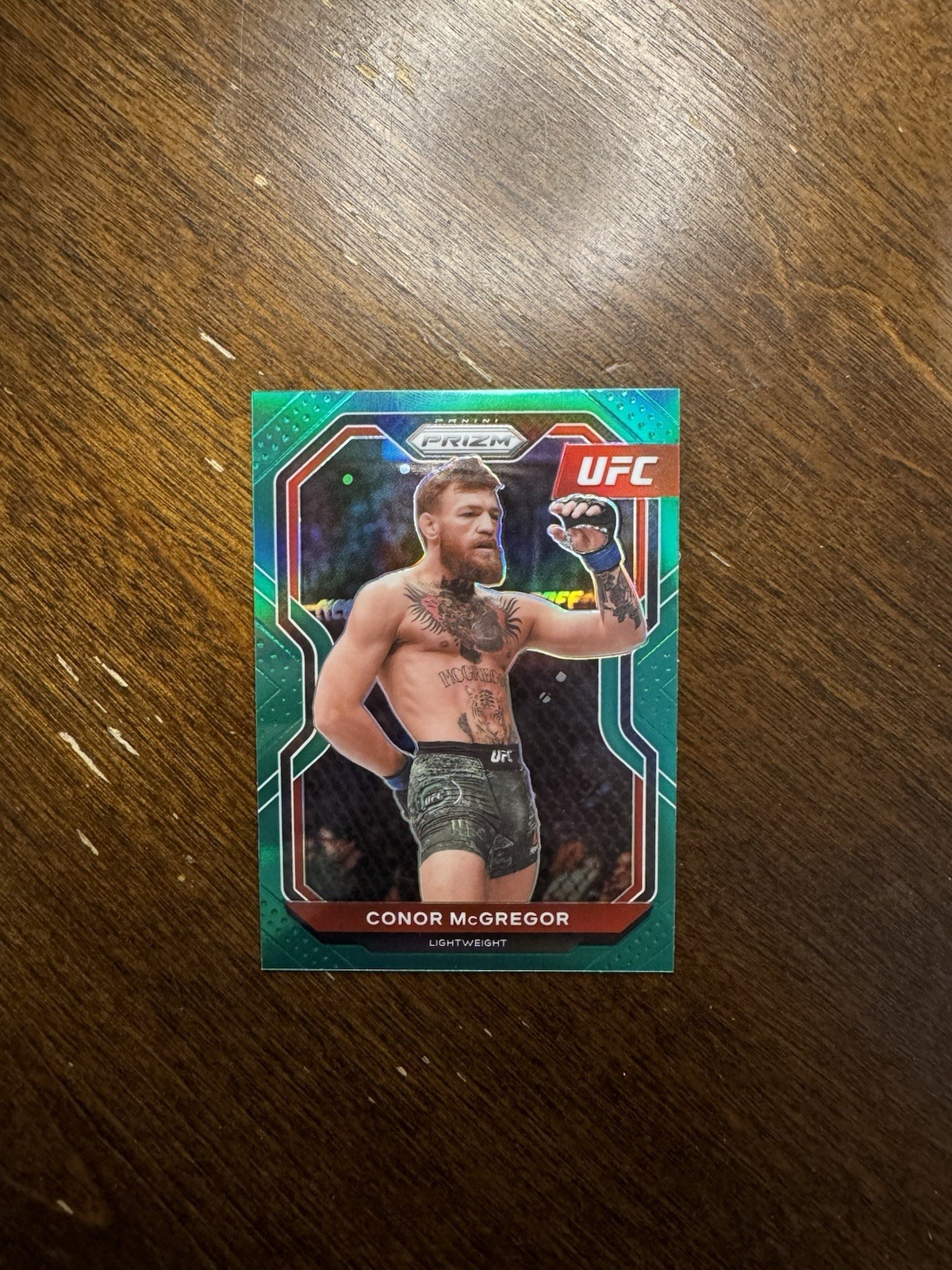 2021 Panini Prizm Conor McGregor Green Prizm UFC #30