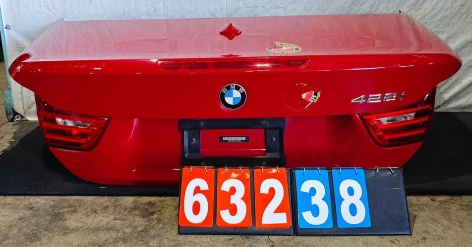 ✅ Cubierta de maletero trasero BMW 4 Series 428I F32 2014-2016 OEM 41007381193 Melbourne rojo Foto 4 de 4