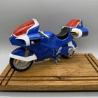 Vintage Power Rangers Blue Rangers Blue Motorcycle Toy Vehicle Bandai 1999 VG C