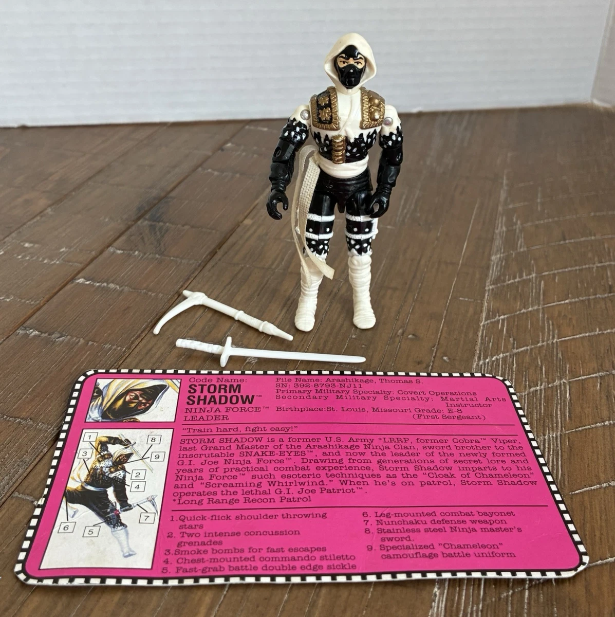 Gi Joe Storm Shadow Ninja Force for sale | eBay