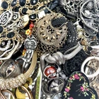 2+ Lb Costume Jewelry Vintage Modern Craft Junk Lot Some Wearable Resell Mix