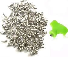 110 Pieces 3/8 Inch Stainless Steel Track and Cross Country Spikes with Spike...