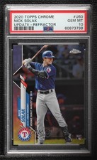 2020 Chrome Update Target Rookie Debut Refractor Nick Solak PSA 10 GEM MT 0i76