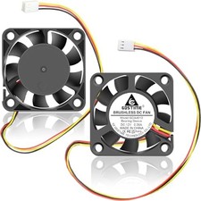 40mm Fan 3 Pin, 12V 40xMini Computer PC Case DC Brushless Cooling Fan 40x10mm