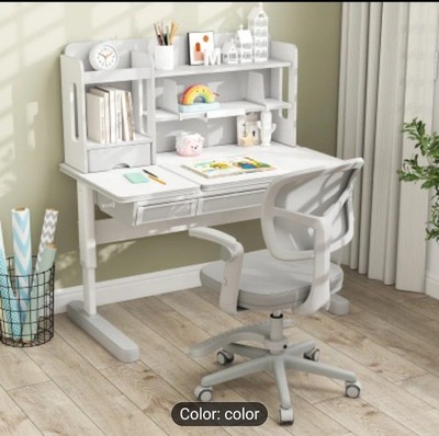 Kids Desk Chair Children Study Chair W/Adjustable Height Armrest And Footrest...
