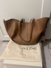 Polene Cyme Large Tote Bag Camel