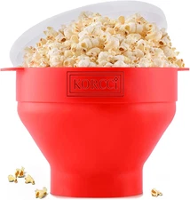 The Original  Microwaveable Silicone Popcorn Popper, Microwave Popcorn Popper, C
