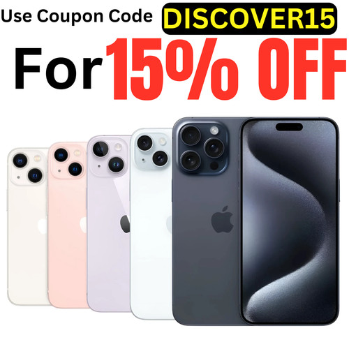 Apple iPhone 15/15 Pro/16/16 Pro Max/14/13/12 Unlocked Smartphone Pristine A++