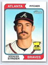 2023 Topps Heritage #225 Spencer Strider - Atlanta Braves