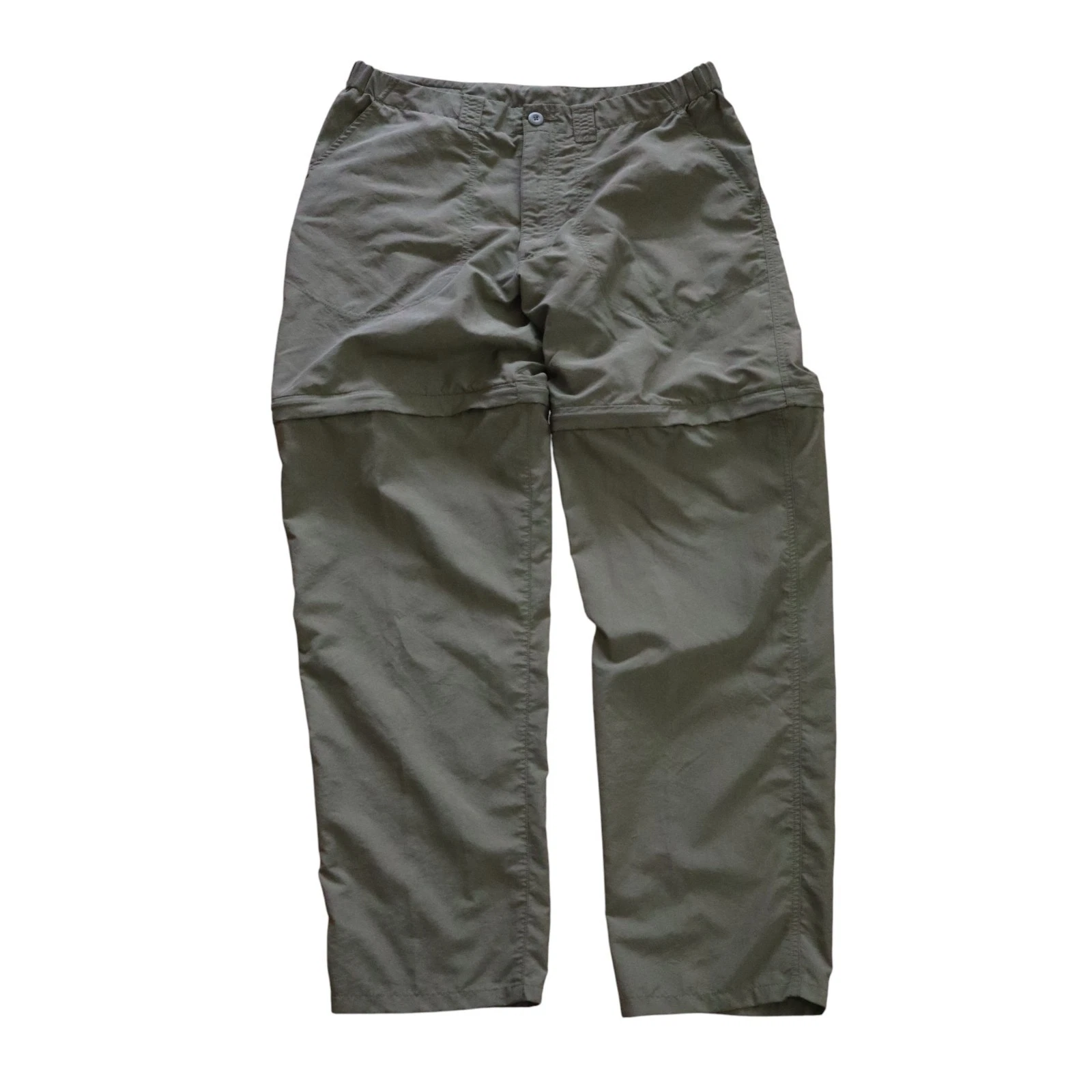 New Vtg Patagonia Convertible Fishing Pants Men L 34/35 Alpha Green River Shorts