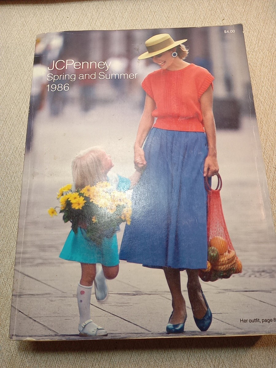 J C Penney 1986 Spring Summer Sales Catalog Hardcover Store