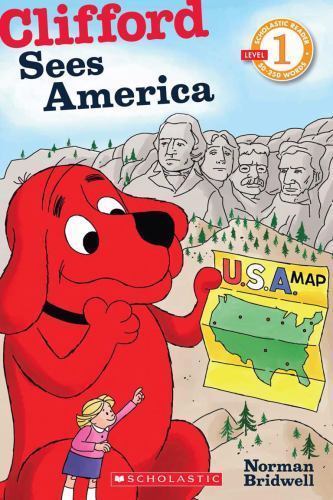 Scholastic Reader Level 1: Clifford Sees America - Paperback - VERY GOOD - Picture 1 of 1