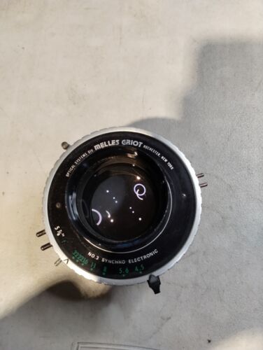 Melles Griot 5-7/8" Lens in No. 3 Electronic Synchro Shutter - Picture 1 of 4