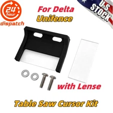 For Delta Table Saw Cursors w/ Lense-Improved Kit- Attach From Side Unifence US