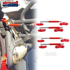 4x Anodized Red Front & Rear Door Opener Kit Fit Can-Am Maverick X3 X3 Max 17-25