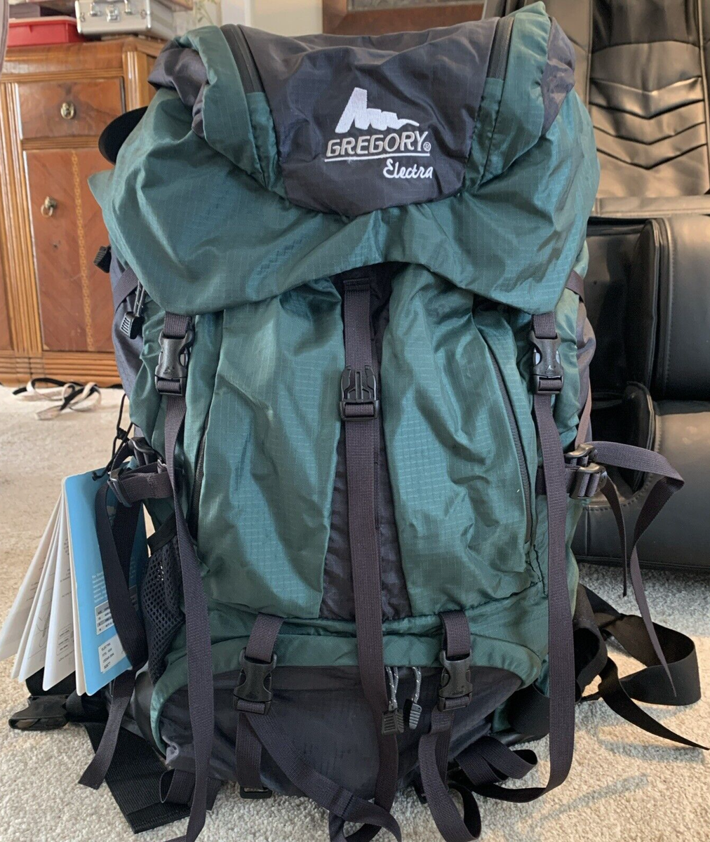 New Gregory Hiking Expedition Backpack Electra XS Women 67L Cedar Green 50877 New Gregory Hiking Expedition Backpack Electra XS Women 67L Cedar Green 50877
