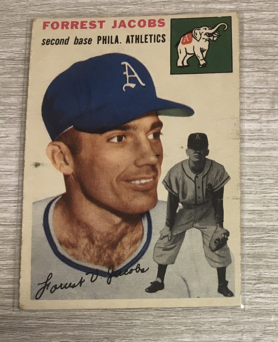 1954 Topps #129 Forrest Jacobs VGEX Vintage Athletics V1B-1 | eBay
