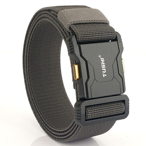 Men's tactical nylon belt aluminum alloy buckle outdoor quick-drying canvas belt - Picture 7 of 7