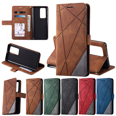 Flip Handy Tasche Case Hülle Etui Schutz Huawei P Smart P40 P30 20 Lite Honor 60