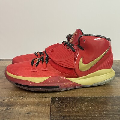 Gold Nba Kyrie Shoes Nike Air VaporMax Noble Red AJ6900-600 Nike