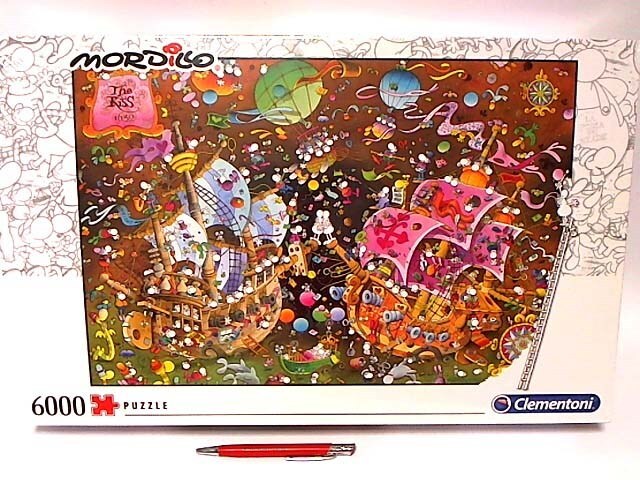 8005125365272 Clementoni Puzzle 6000el Mordillo. The Kiss 1632
