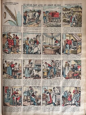 Image D'Epinal Nr. 3814 Ce Qu'On Handarbeit Mit Ein Korn Ble