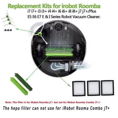 Ersatzteile-Set Für IRobot Roomba I7/E5/E6/E7 – Bürsten & Filter