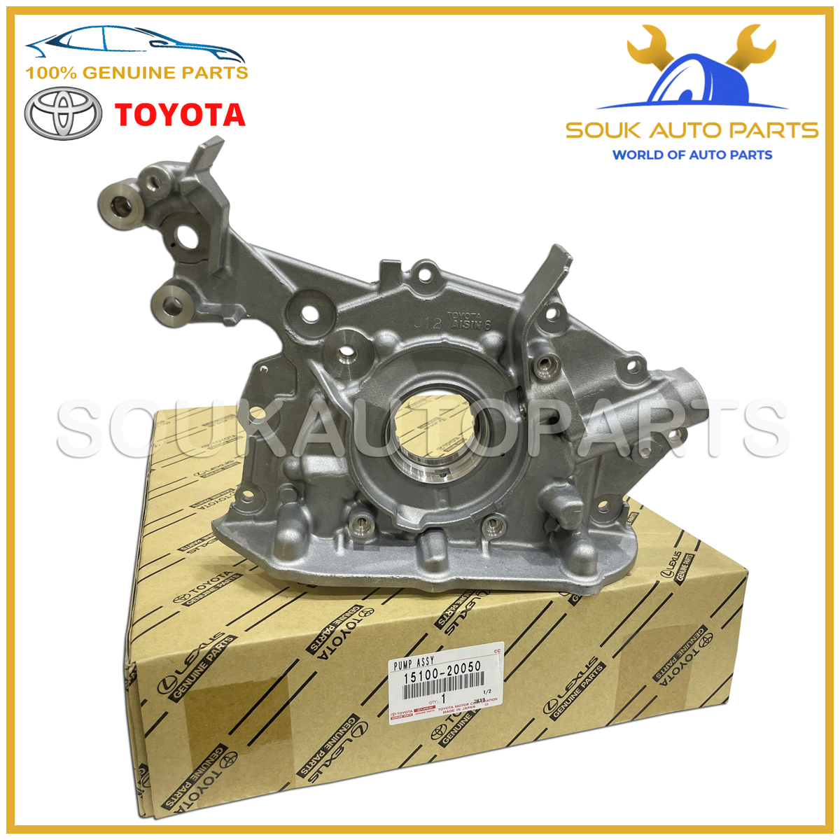 15100-20050 Genuine Toyota PUMP ASSY, OIL 1MZFE 3MZFE 1510020050