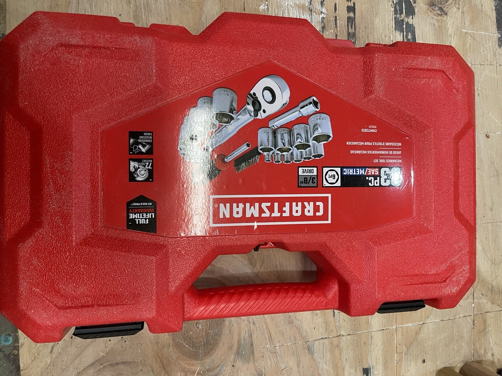 Craftsman 33 Piece 3/8” Drive Mechanics Socket Tool Set CMMT12013 BRAND