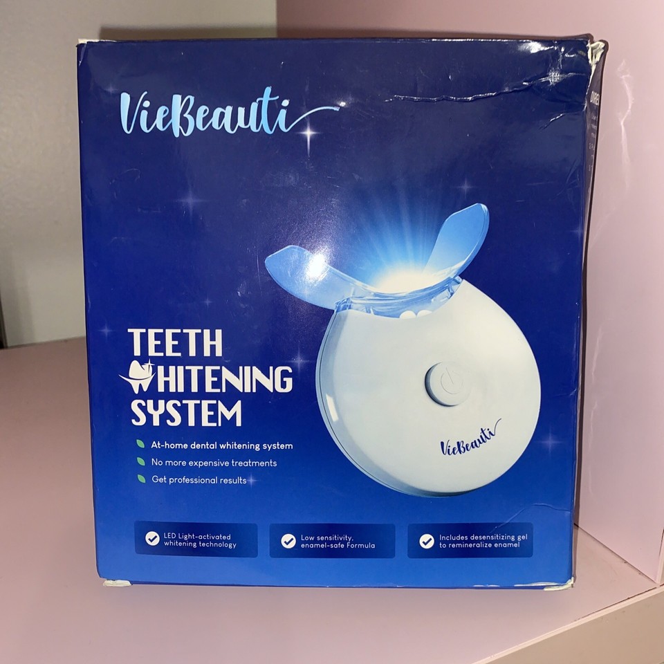 VieBeauti Premium Teeth Whitening Kit with LED Light OpenBox