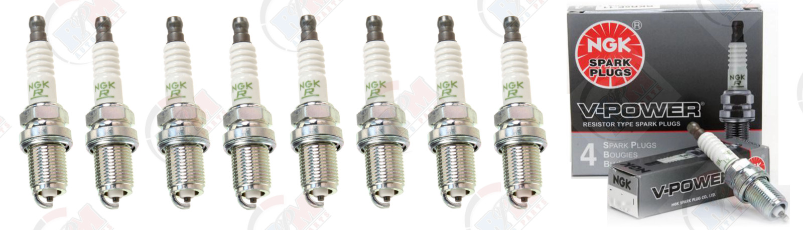 NGK V-POWER Spark Plug Set of 8 