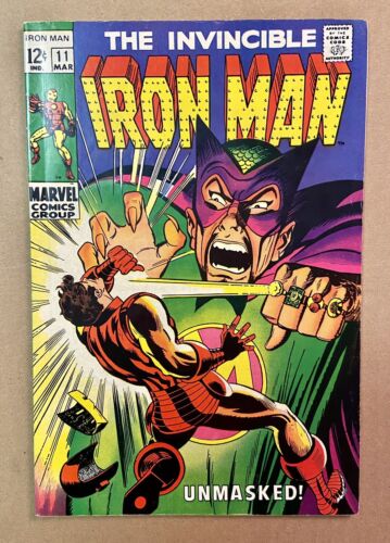 The Invincible Iron Man #11 VF+ 1969 Mandarin - Picture 1 of 3