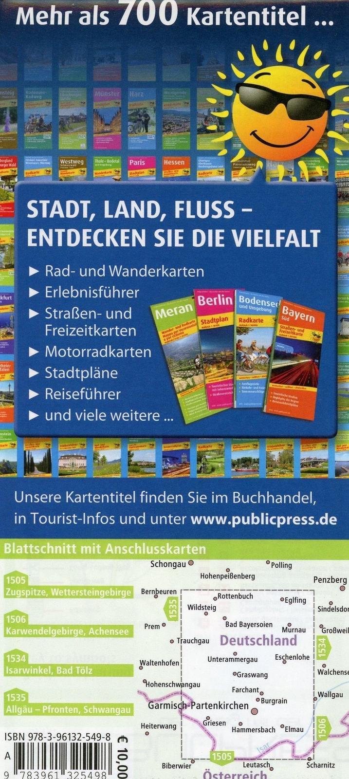 Thumbnail - Ammergau, Garmisch-partenkirchen, Staffelsee 1:35 000 (land-)karte