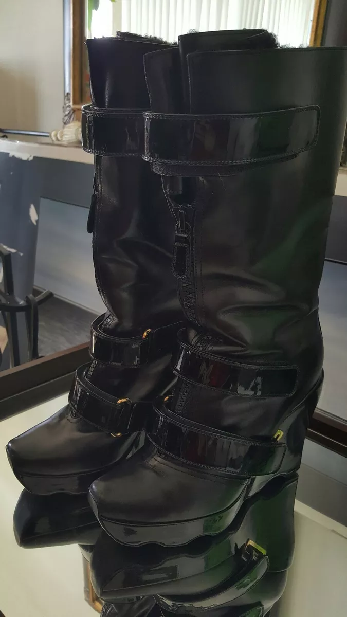 louis vuitton wedge boots