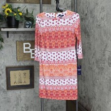 Chaps Womens Petite Multi-Print Shift Dress CHTA3234 8P