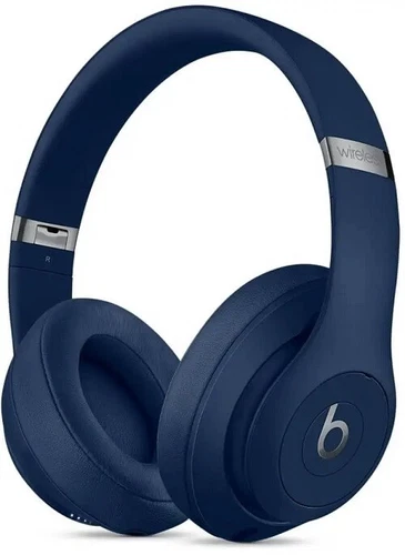 Beats Studio3 Wireless Over-Ear Headphones - Blue RRP 299.99 lot H1673 - Picture 1 of 8
