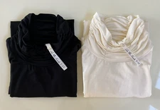 Lea Nicale Sleeveless High Neck Micromodal/Spandex Women M Nordstrom 2 Tops