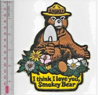 US USFS Forest Service NEW 1976 Please Be Careful Smokey The Bear Cloth Patch