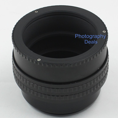 M58 to M58 Adjustable Focusing Helicoid 25mm-55mm Adapter Macro Tube 25-55mm