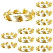 Laurel Crown,12Pcs Headpiece Gold Leaf,Roman Head Wreath Leaf Crown,Headband ...
