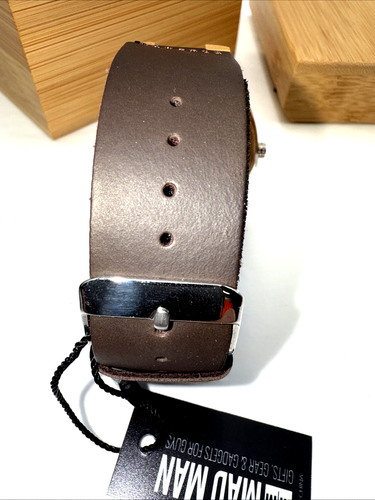 New Watch Mens Boyd Bamboo Mad Man New In Box With Defects - Picture 6 of 14