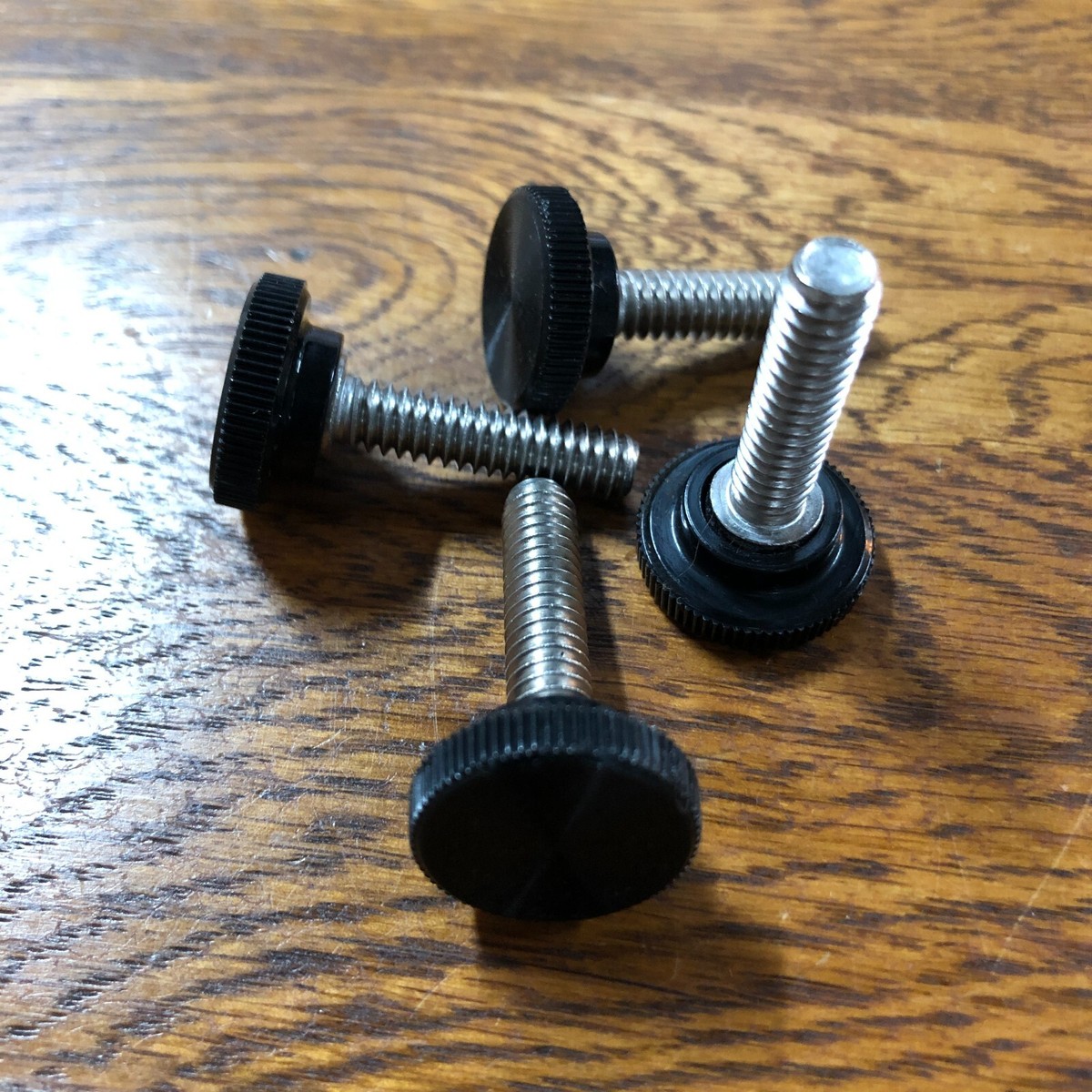 10-Pack Knurled Thumb Screws - 1/4-20 Thread, 3/4 Inch Length - Easy Grip Nylon Fasteners