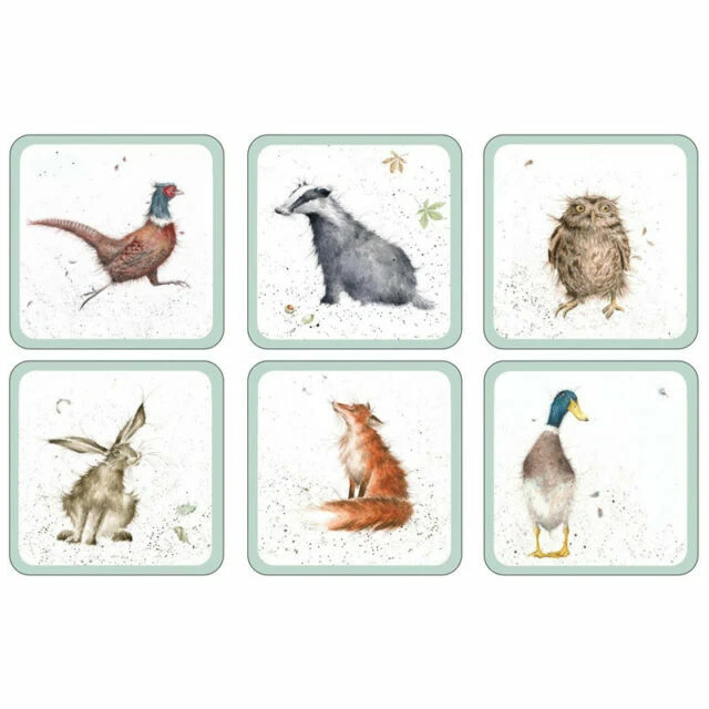 Pimpernel X0010268739 Wrendale Designs Coasters Set of 6