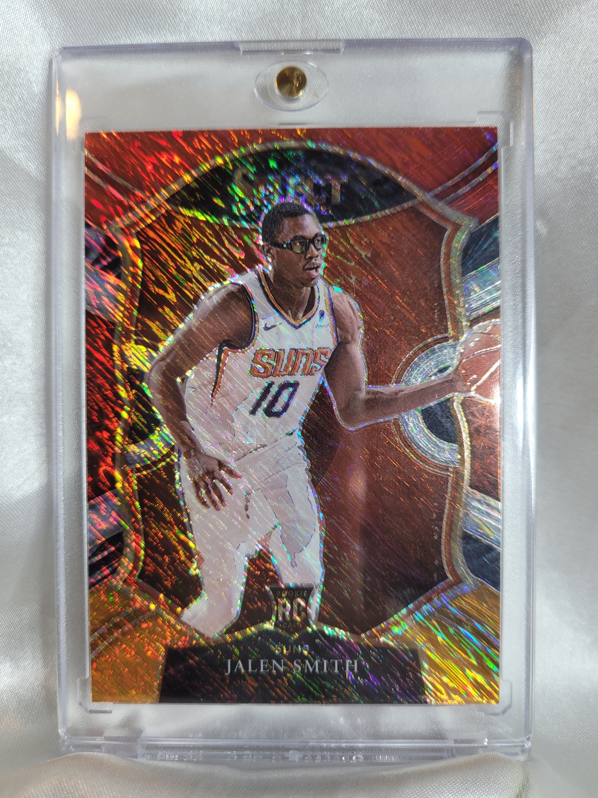 2020 Panini Select Jalen Smith Red White Orange Shimmer Prizm Rookie 70