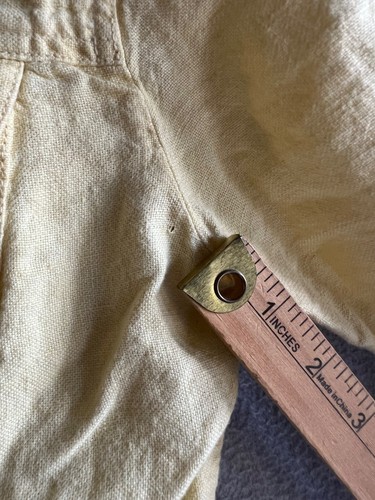J Jill Jacket Womens XS 100% Linen Utility Soft Yellow Springtime - Picture 4 of 10