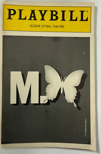 M. Butterfly Playbill May 1988 John Lithgow B.D. Wong 