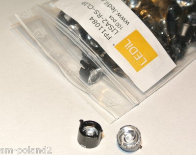 LEDiL FP11084_LISA2-RS-CLIP LED Objektiv 9,9 x 6,6 mm für OSRAM Oslon SSL [Menge=2 Stück]