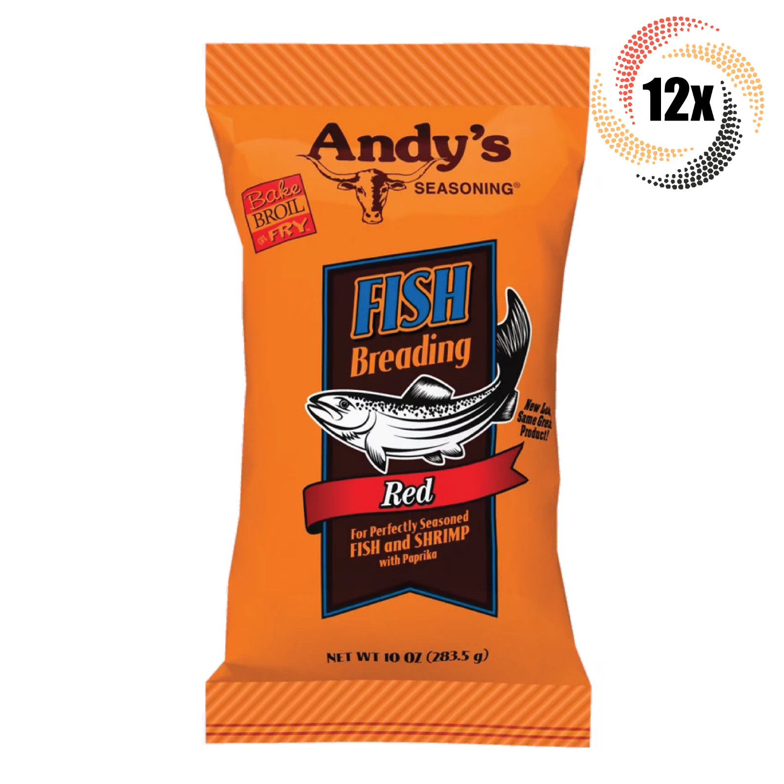 12 пакетиков с приправой для красной рыбы и креветок в панировке|10 унций | Быстрая доставка