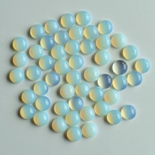 Wholesale 100pcs 10mm Artificial Opal Stone Round CAB CABOCHON Jewelry Making